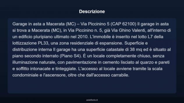 Immobile in asta di 38 m² in vendita a Macerata - Foto 3