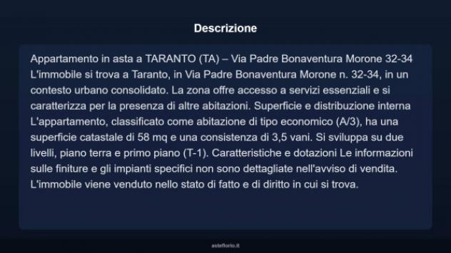 Immobile in asta di 58 m² in vendita a Taranto - Foto 10