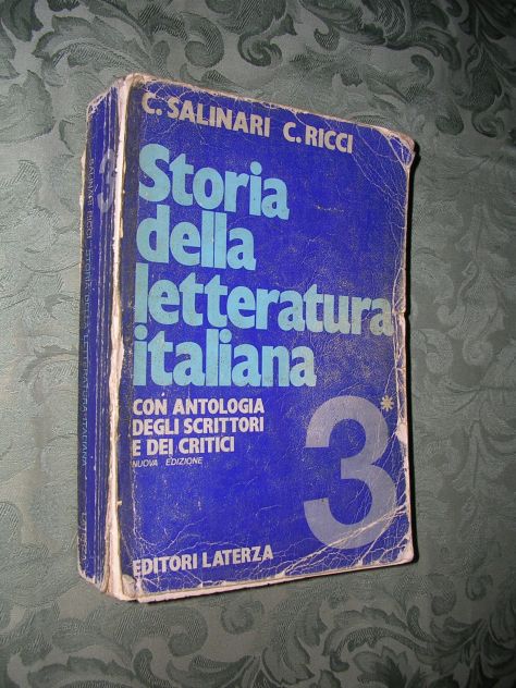 STORIA DELLA LETTERATURA ITALIANA