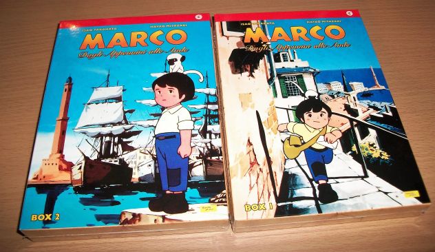 Marco dagli appennini alle Ande serie completa in 2 box dvd
