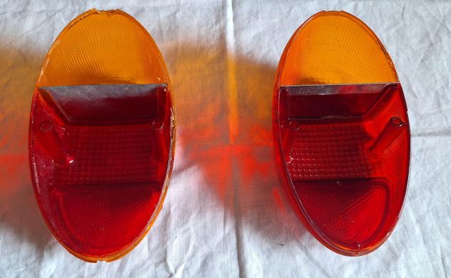 Coppia plastica posteriore originale vw maggiolino 6 volt 61/67 - usato - Foto 2