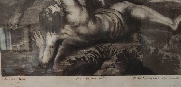 Acquaforte del 1800 con cornice. - Foto 2