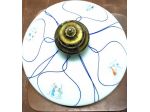 Artistico lampadario vetro lavorato