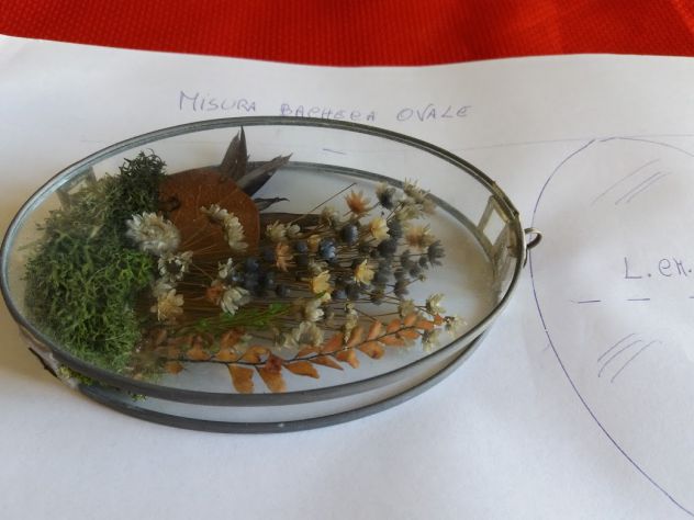 BACHECA  ( OVALE CON FIORI ) - Foto 5