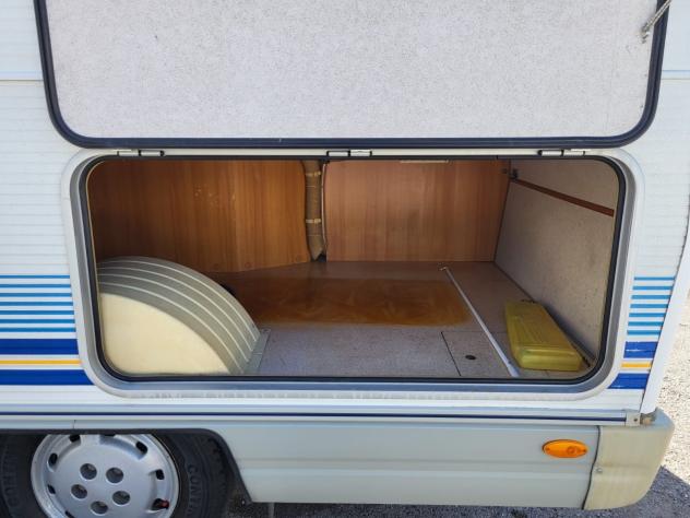 CAMPER ELNAGH DUCATO SEMINTEGRALE LETTO FRANCESE TENDALINO PORTABICI GENERALI USATO - Foto 7