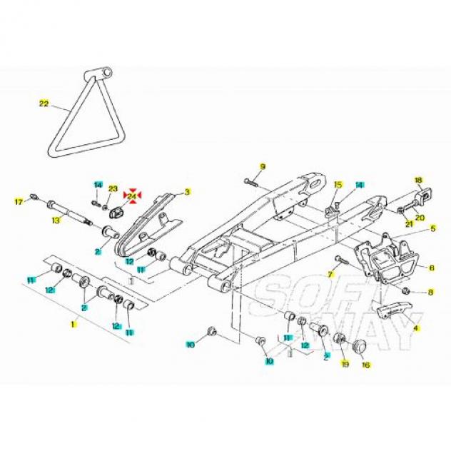 Scodellino pattino catena Husqvarna 800059289 - Foto 4