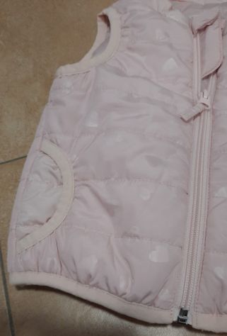 giubbino gilet senza maniche Prenatal neonata 3-6 mesi rosa - Foto 6