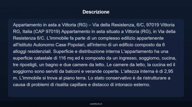 Immobile in asta di 116 m² in vendita a Vittoria - Foto 3