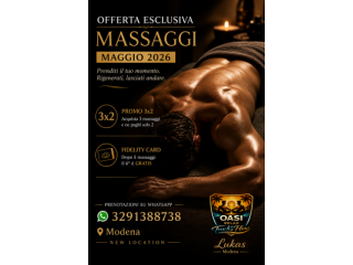 Massaggi - benessere Modena - Massaggi olistici professionali rilassanti Tel:3336816404