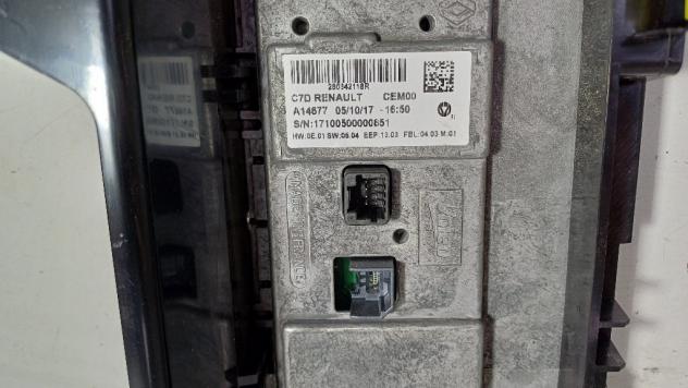 DISPLAY MULTIFUNZIONE COMPUTER DI BORDO RENAULT Kadjar Serie 280342845R K9K646 (15) - Foto 3