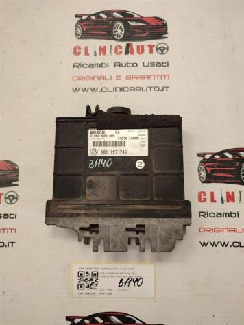 CENTRALINA MOTORE VOLKSWAGEN Polo 3° Serie 001927749 0260002385 AEE benzina 1598 (9401) - Foto 4