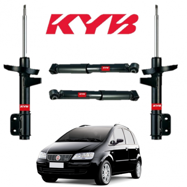 kit ammortizzatori Anteriori e Posteriori Kyb Kayaba Fiat Idea Lancia Musa Ypsilon