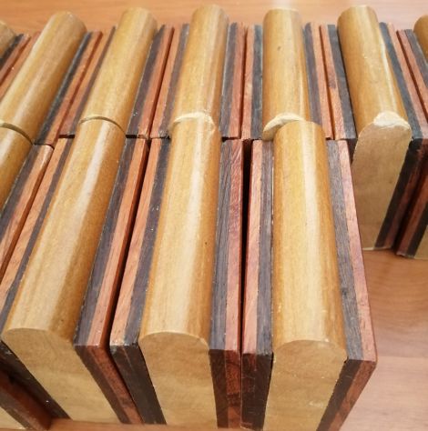 SET NUMERI SEGNA TAVOLO DA 1 A 14 IN LEGNO FATTI A MANO ORIGGINALE RISTORANTE PI - Foto 10