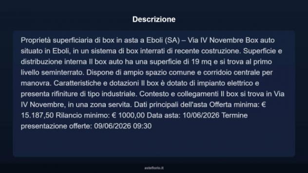 Immobile in asta di 19 m² in vendita a Eboli - Foto 9