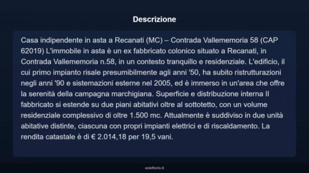 Immobile in asta di 1500 m² con più di 5 locali in vendita a Recanati - Foto 4