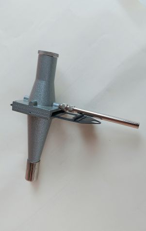 Lente per diapositive Fix-For-Projector Brevett. in metallo vintage molto raro - Foto 8