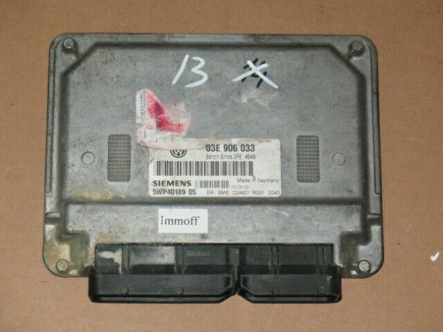 03E906033 ECU VW POLO 1.2 03E906033 5WP40163 04 5WP40189 05