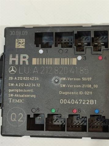 CENTRALINA PORTA POSTERIORE DX MERCEDES Classe C S. Wagon W204 A2128204185 651911 (07) - Foto 2