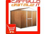 Box in Acciaio Zincato Casetta da Giardino in Lamiera 2.75 x 1.75 m x h2.12 &hellip;