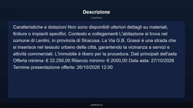 Immobile in asta di 125 m², box auto in vendita a Lentini - Foto 9