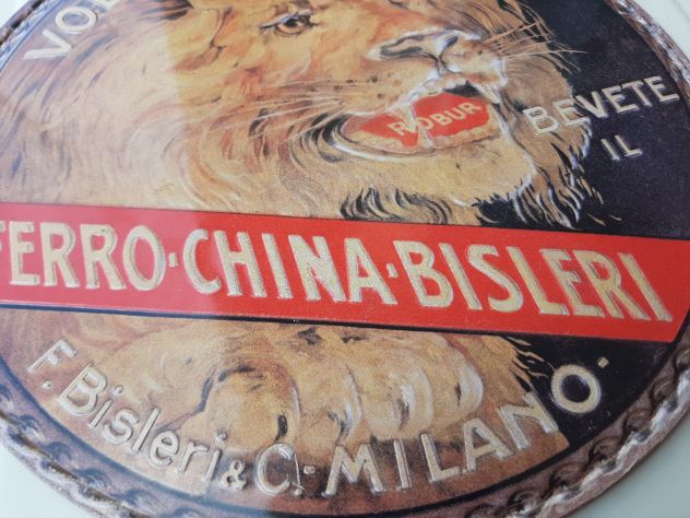 INSEGNA FERRO CHINA BISLERI TARGA IN RILIEVO - Foto 4