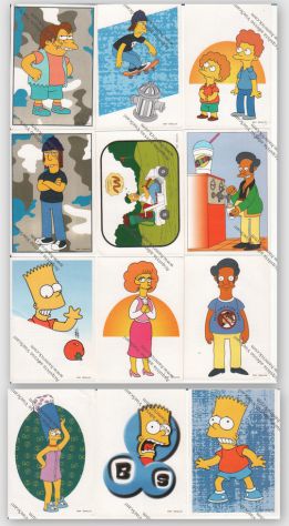 N° 12 FIGURINE PANINI THE SIMPSONS 2000 -