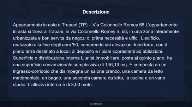 Immobile in asta di 146 m² in vendita a Trapani - Foto 15