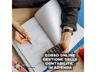 Corso online gestione della contabilità in azienda