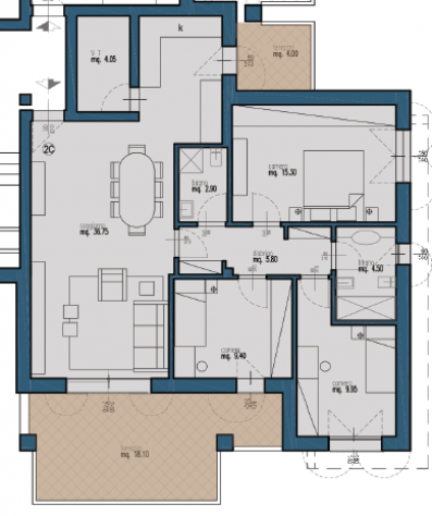Appartamento in vendita a Empoli 100 mq Rif: 1352297 - Foto 5