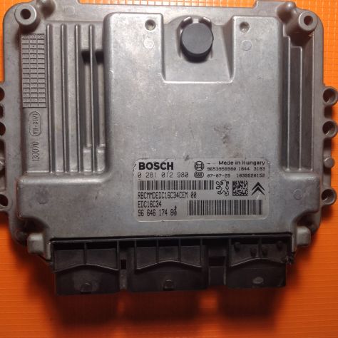 CENTRALINA Bosch EDC16C34 Citroën Peugeot 0281012980 9664617480 - Foto 4