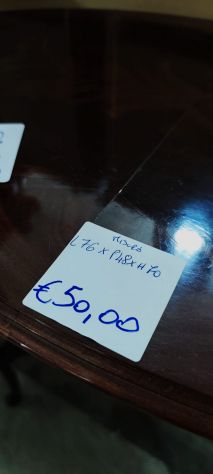 Tavolino Antico in Radica di Noce – 25123 - Foto 2