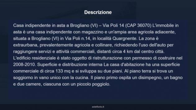 Immobile in asta di 133 m² in vendita a Brogliano - Foto 15