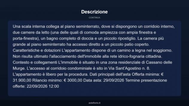 Immobile in asta di 79 m² in vendita a Cassano delle Murge - Foto 8