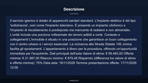 Immobile in asta di 134 m² in vendita a Roccella Ionica - Foto 18
