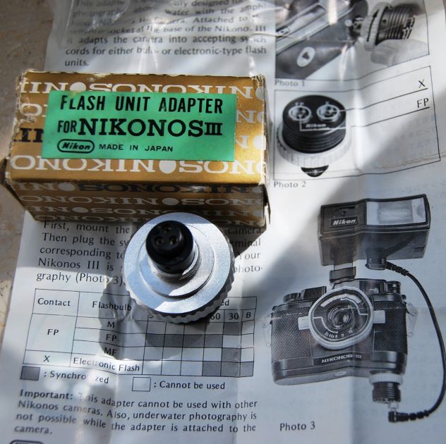 Adattatore sincro flash nikonos 3 - Foto 7