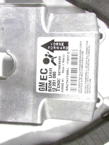 13251080 KIT AIRBAG OPEL ASTRA H SW 1.7 D 74KW 5M 5P (2007) RICAMBIO USATO 13111344 - Foto 4
