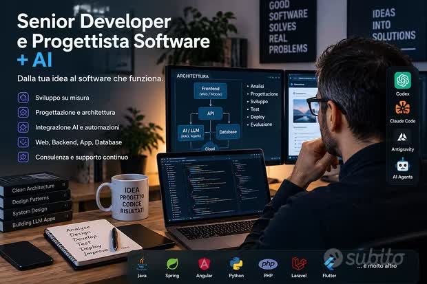 Sviluppatore Senior - Software, Web e AI