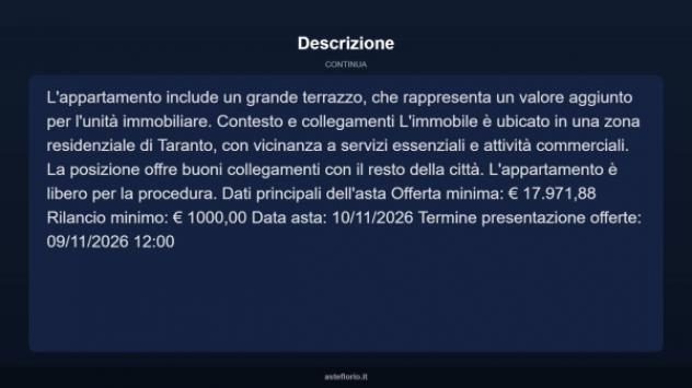 Immobile in asta di 90 m² in vendita a Taranto - Foto 9