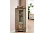 Mobili Rustici Bergamo Credenza Angolo 1 porta 2 ripiani laccato decorato