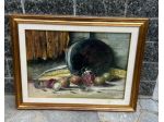Quadro in acrilico firmato 86x66 cm con cornice