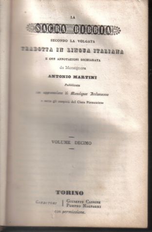 R46- LA SACRO BIBBIA