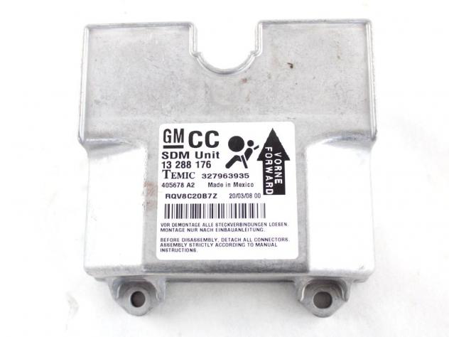 13288176 CENTRALINA AIRBAG OPEL ASTRA H 1.4 B 66KW 5M 5P (2008) RICAMBIO USATO - Foto 4