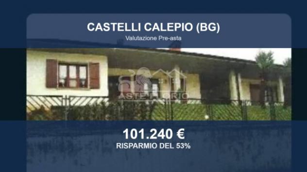 Immobile in asta di 139 m² con più di 5 locali e box auto in vendita a Castelli Calepio
