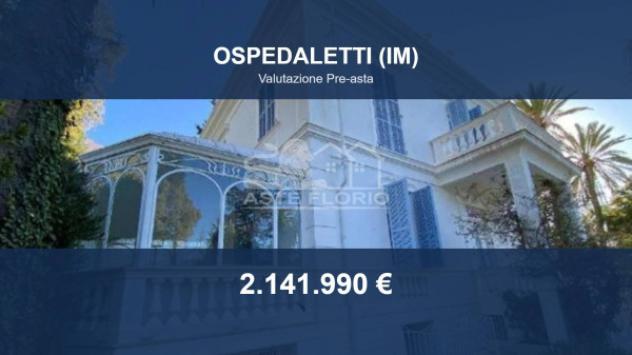 Immobile in asta di 600 m² con più di 5 locali e box auto in vendita a Ospedaletti