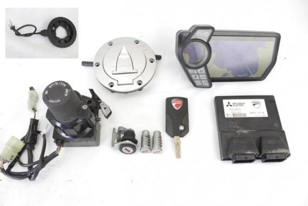 TELAIO CON DOCUMENTI E KIT CHIAVE ACCENSIONE DUCATI MULTISTRADA 1200 S TOURING 2010 - 2012 47012034AK 28641751A FRAME WITH ECU KIT CON DIFETTI VEDI FO - Foto 7