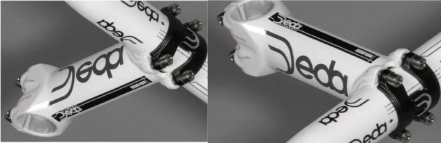 Deda Attacco Zero100 Bianco 130mm. Servizio Corse nuovo
