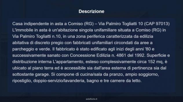 Immobile in asta di 152 m² con più di 5 locali e box auto in vendita a Comiso - Foto 12