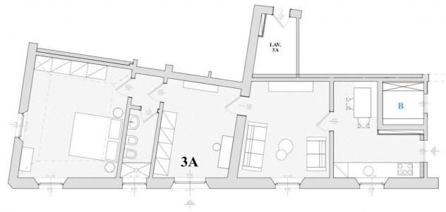 Appartamento in vendita a Pontedera 74 mq Rif: 922443 - Foto 3