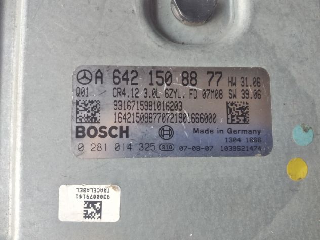 Mercedes E320 3.0CDI 0281014325 CR4.12 EDC16CP31 W211 1037387855 1037376616 #2 - Foto 7