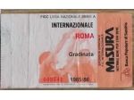 Biglietto calcio Serie A Internazionale-Roma 1985/86